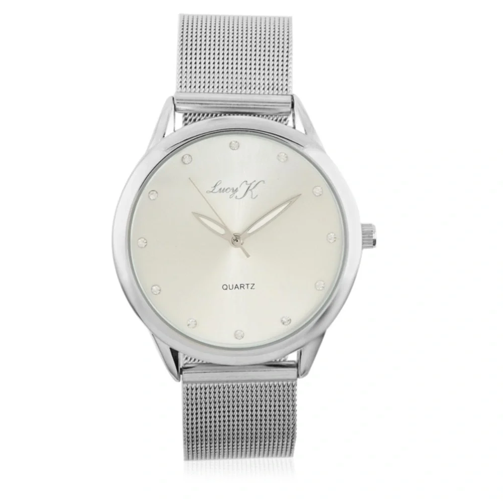 Lucy K Bracelet Watch with Mesh Strap